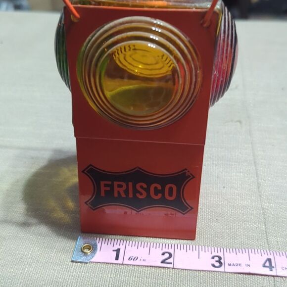 Antique Santa Fe Lamp 4 Way Railroad Train Switch Signal Lantern - Picture 8 of 9